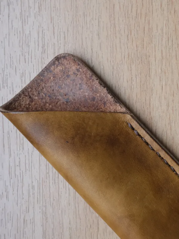 Product Brown Vegetable Tanned Leather Pen Case Image